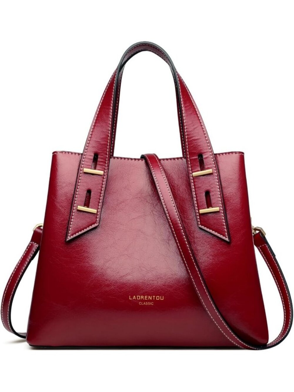 Stylish Genuine Leather Crossbody Satchel Handbags for Women - Versatile Tote